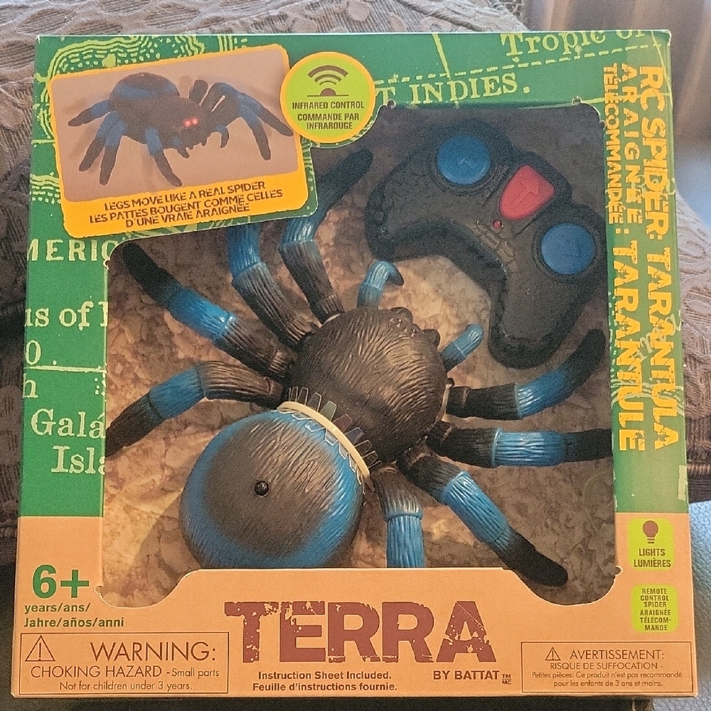 Terra by Remote Control Tarantula - Blue and Brown